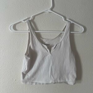 Wild Fable White Crop Top